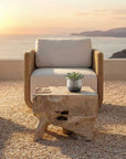 Deguara - Indoor-Outdoor Coffee Table - Woodtone