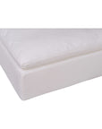 Clay - Ottoman Livesmart Fabric - Cream