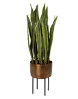 Fasita - Brass Planter (Set of 2) - Green