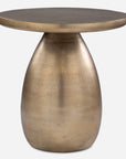 Antigua - Antique Side Table - Brass