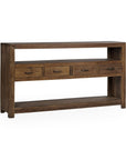 Mattai - 4 Drawer Console Table - Natural