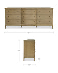 Sadie - Dresser - Light Brown