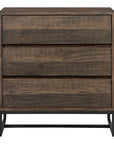 Elena - 3 Drawer Chest - Brown