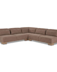 June - Corner Modular Sectional - Dark Brown