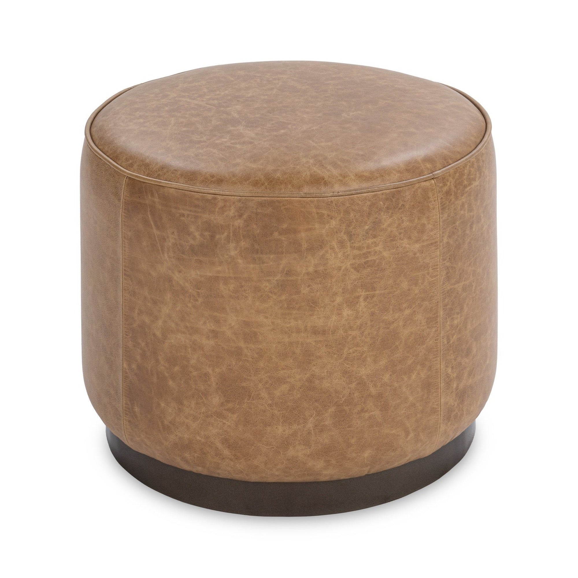 Clair - Leather Round Table