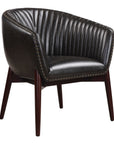 Anders - Chenille Accent Chair - Black