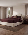 Maggie - Queen Storage Bed - Cream