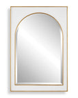Crisanta - Gloss White Arch Mirror