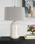 Odawa - Farmhouse Table Lamp - White