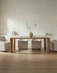Segment - Large Dining Table - Dark Brown