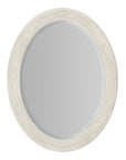 Serenity - Amelia Oval Mirror - White