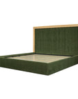 Nina - King Bed - Forest Green