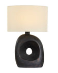 Peephole - Outdoor Bronze Table Lamp - Black