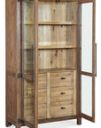 Vineyard Row - Display Cabinet - Light Brown