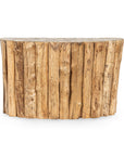 Norwest Petrified - Wood Console Table - Natural