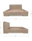 Claudia - Queen Bed - Natural
