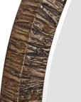 Wayde - Bark Round Mirror - Gold