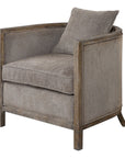 Viaggio - Chenille Accent Chair - Gray