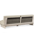 Livia - Teak Outdoor Sofa - Taupe