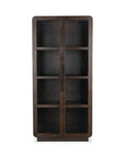 Rogers - Solid Wood Tall Cabinet - Dark Brown