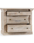 Adelaide - 3 Drawer Nightstand - Natural Cream Wash
