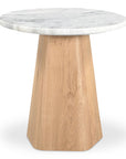 Evelyn - Accent Table - White
