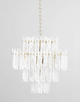 Everly - Chandelier Square - Clear/White