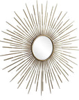 Golden - Rays Starburst Mirror - Gold