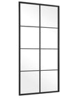 Rousseau - Iron Window Mirror - Black