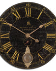 Bond Street - 30" Wall Clock - Black