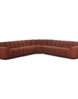 Roman - L-Shaped Sectional - Red