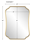 Athena - Mirror - Brushed Brass
