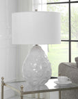 Loop - White Glaze Table Lamp