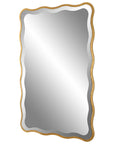 Aneta - Scalloped Mirror - Gold