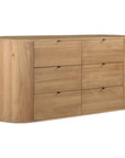 Theo - 6 Drawer Dresser - Light Brown