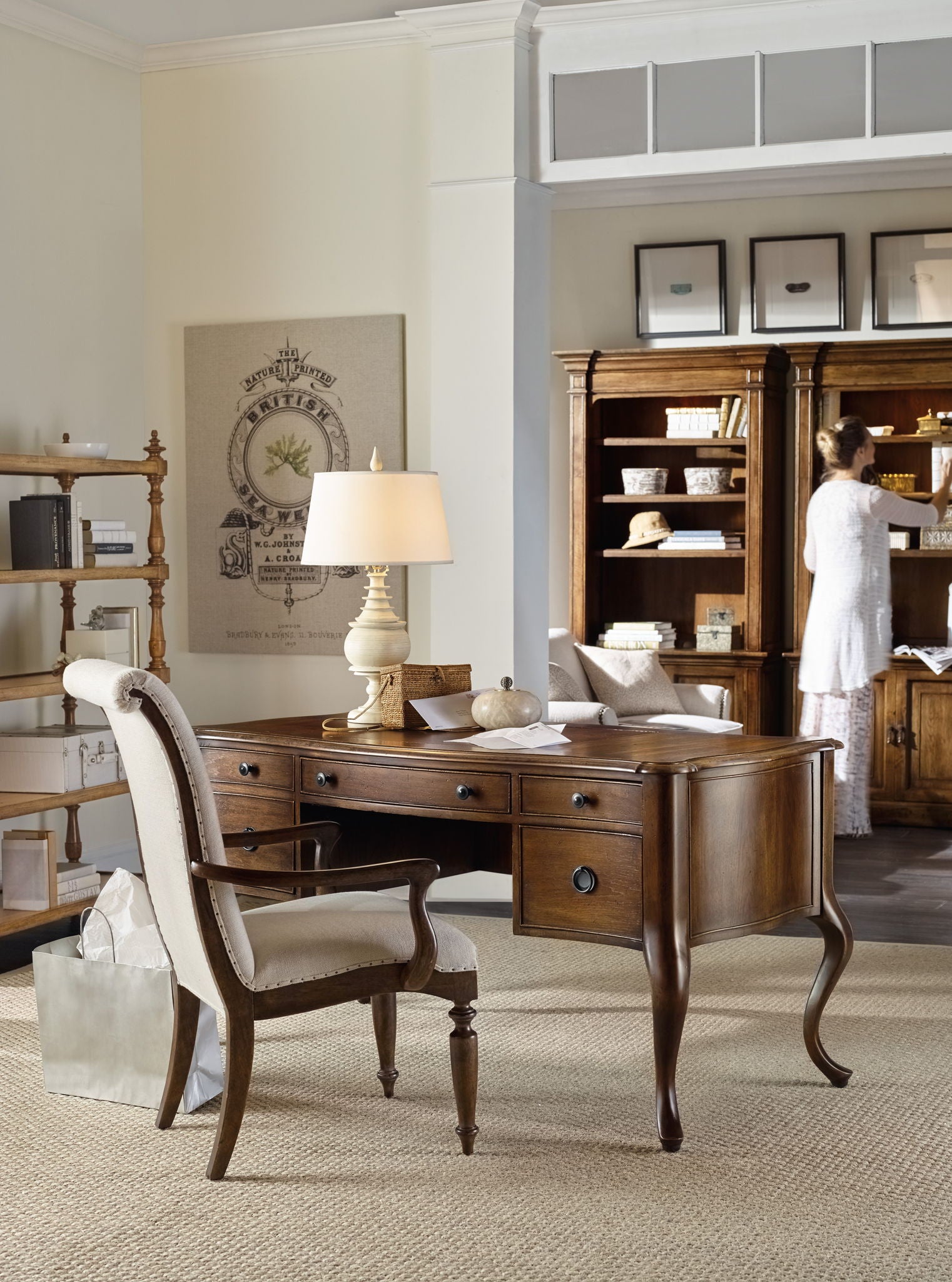 Archivist - Writing Desk - Dark Brown