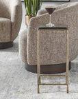 Ovard - Antiqued Accent Table - Bronze