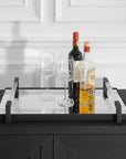 Deki - Mirrored Tray - Black
