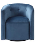 Mallorie - Swivel Chair - Blue