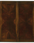 Leesburg - Leg Table With Two 18" Leaves - Dark Brown