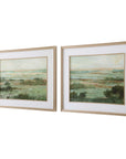 Warm - Valley Framed Prints (Set of 2) - Light Brown