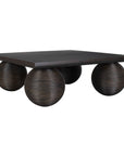 Kasson - Sphere Leg Coffee Table - Black
