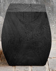 Grove - Black Wooden Accent Stool