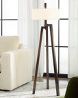 Mondovi - Modern Floor Lamp - Dark Brown