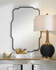 Casmus - Iron Wall Mirror - Black