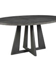 Pulsar - Round Walnut Dining Table - Gray