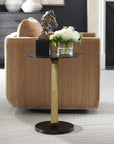 Aperture - Accent Table - Brass