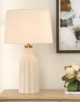 Maddox - Textured Table Lamp - Off White