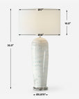 Arden - White Glaze Table Lamp