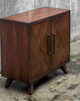 Liri - Mid-Century Accent Cabinet - Dark Brown
